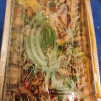 Pasta with Champignons and vegetables to go at Casa Dumplings in Valparaiso