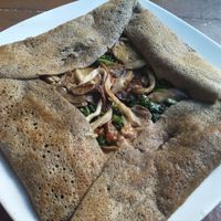 Vegan galette at French Creperie and Bar in Kathmandu