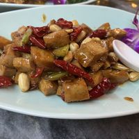 Vegan kung pao chicken  at GōngDé Lín - Godly - Huanghe Rd in Shanghai
