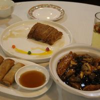 Our dinner at GōngDé Lín - Godly - Huanghe Rd in Shanghai