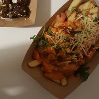 Falafel mit Alioli und Bollofritten at Frittenwerk - Bilk in Dusseldorf