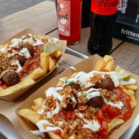 Masala Plantball Poutine - leider ein zeitlich begrenztes Special  at Frittenwerk - Kaiserstraße in Karlsruhe