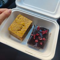 Apple pie slice & brownie 🍰 at Simple Goodness in Penrith