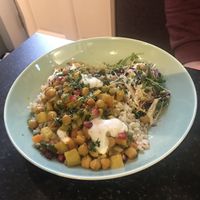 Chickpea curry at Simple Goodness in Penrith