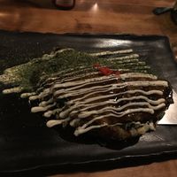 Okanamiyaki at Teppan Tavern Tenamonya in Kyoto