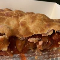 Strawberry rhubarb pie  at Torte Jeff Pie Co in Port Jefferson