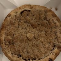 Vegan caramel apple walnut crumb  at Torte Jeff Pie Co in Port Jefferson