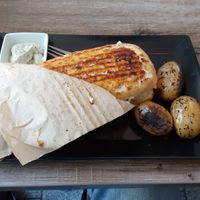 Toskana Panini with cashew basil cream at La Cucina Verde in Friedrichsthal