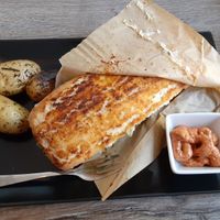 Emilia Panini with tomato cashew cream at La Cucina Verde in Friedrichsthal