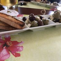 Oliven Variation mit Veganem Schafskäse at La Cucina Verde in Friedrichsthal