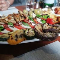 Vegan antipasti at La Cucina Verde in Friedrichsthal