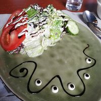 Little salad that comes with some main dishes at La Cucina Verde in Friedrichsthal