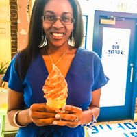 Oat mylk nice cream  at Big Softie in Atlanta