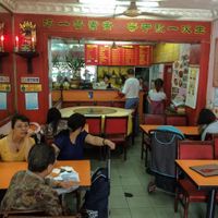 Restaurant Interior  at Mantang Fu Vegetarian in Shanghai