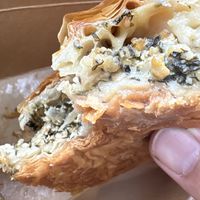 Börek (spinach and cheese) - akin to spanikopita  at The Baklava Lady in English Town