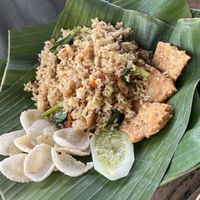 Fried Rice mit Tempeh  at Tirta Unda in Sidemen