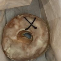 Tongan vanilla bean at Crosstown Doughnuts - Canary Wharf in East London