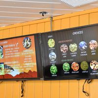 menu at Flavors of East Africa Express in San Diego