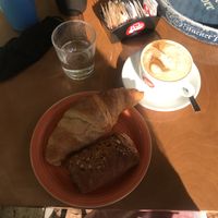 the best vegan croissants omg at Baracca e Burattini in Bologna
