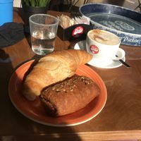 vegan croissants at Baracca e Burattini in Bologna
