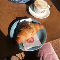 chocolate croissant at Baracca e Burattini in Bologna