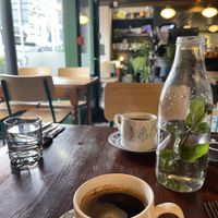 Americano coffee  at Greens & Co in Galway