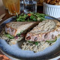 Chickpea with nori sandwich at Greens & Co in Galway
