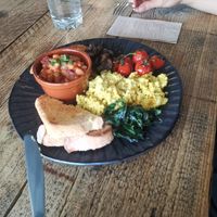 Full breakfast at Greens & Co in Galway