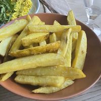 Hand cut fries at Greens & Co in Galway