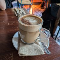 Pumpkin spiced latte at Greens & Co in Galway