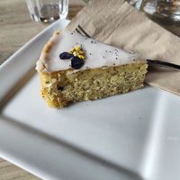 Lemon poppy seed cake at Greens & Co in Galway