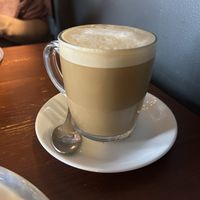 Oat milk latte   at Greens & Co in Galway