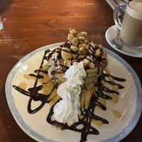 Chocolate pancakes 🥞   at Greens & Co in Galway