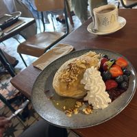 Berry pancakes 🥞   at Greens & Co in Galway
