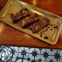 Peanut butter brownie at Greens & Co in Galway
