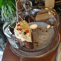 Carrot cake at Greens & Co in Galway