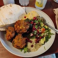 Falafel bowl at Greens & Co in Galway