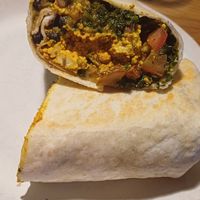 Breakfast wrap at Greens & Co in Galway