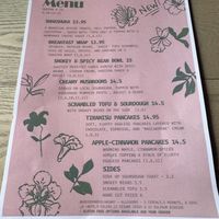 Breakfast Menu  at Greens & Co in Galway
