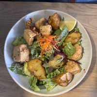 Vish & Smashed Potatos  at Greens & Co in Galway
