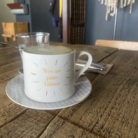 Matcha latte on oat 😍 at Greens & Co in Galway