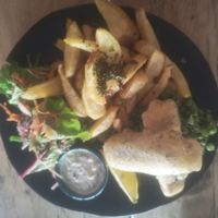 Tofish and chips at Greens & Co in Galway