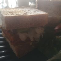 Seitan sandwich at Greens & Co in Galway