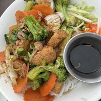 Tofu veg stir fry (forgot the Vietnamese name of the dish)  at IPho in New Paltz