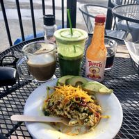Vegan Scram  at Natural Sisters Cafe in Joshua Tree