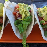 Beyond tacos. Supposed to have cilantro, did not. Wasn't supposed to have tomatoes at Numero Uno Beach House in San Juan