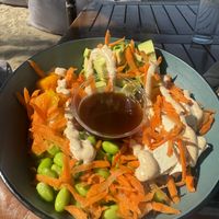 Ocean Side Poke Bowl with tofu #Veganuary at Numero Uno Beach House in San Juan