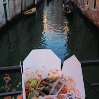 Pomodore with extra mushrooms at Pasta & Pasta in Venice