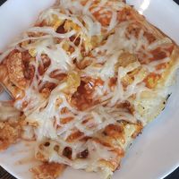 Buffalo chicken pizza at eden in Wilkes-barre