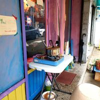 so small he has to even cook outside at onsoonsee 온순씨 in Seoul